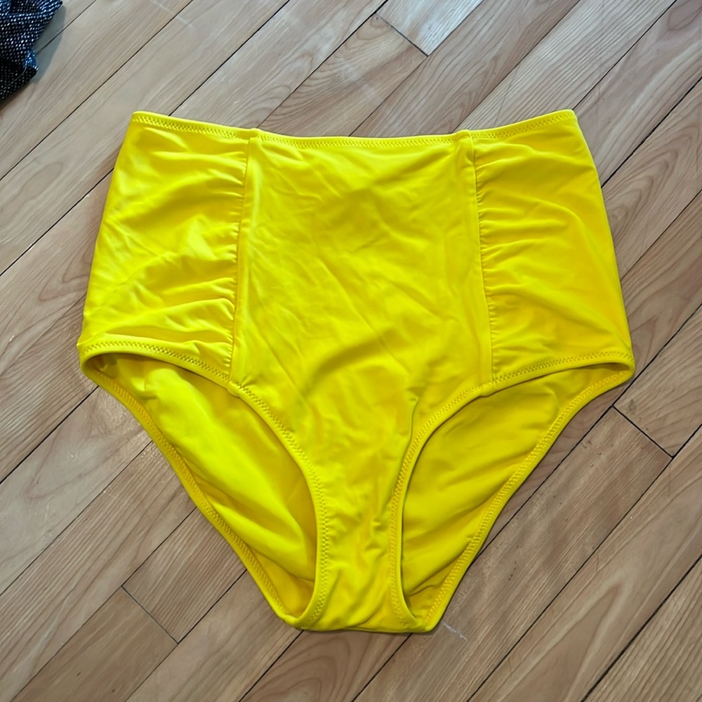 Aerie yellow bikini bottom
